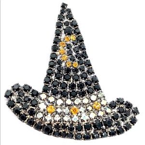 Von Walhof Witch Warlock Hat Pin Crystal Hat